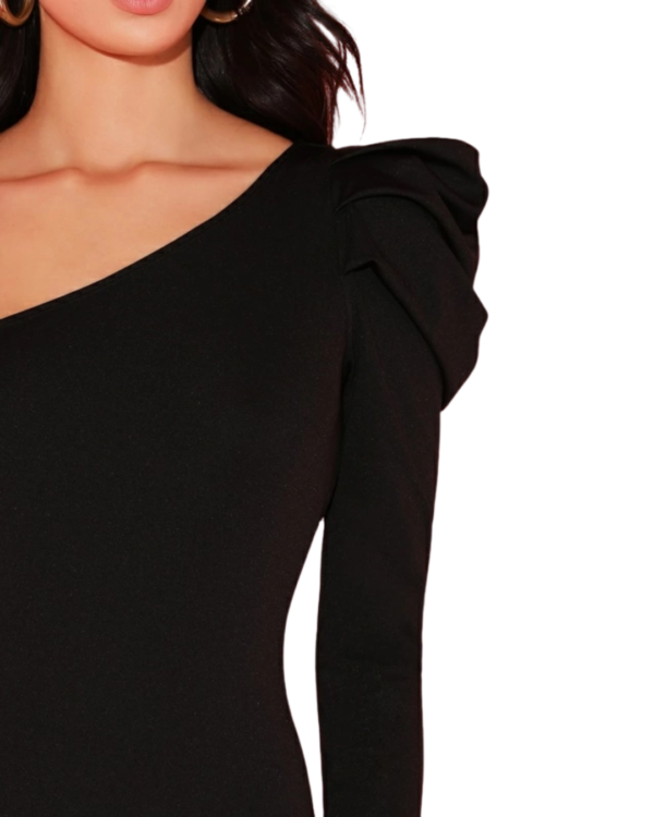 Trinidad and Tobago Clothing Store, Bodysuits, Tops, Boutique, Simple Clothes, Closet Staples, One Shoulder Black Bodysuit
